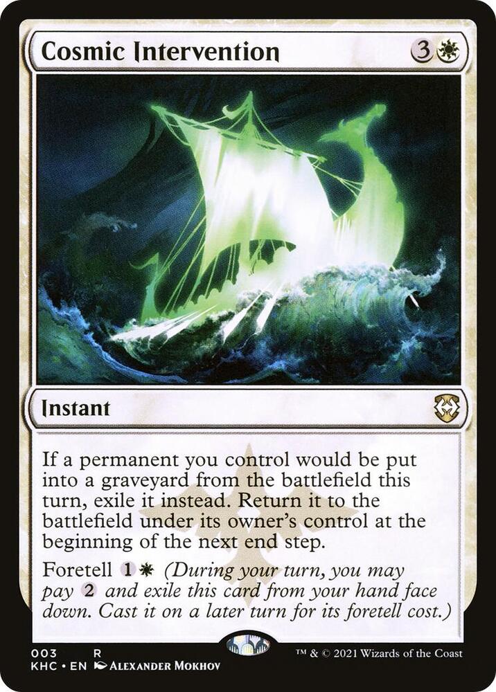 Cosmic Intervention - Commander: Kaldheim (KHC)