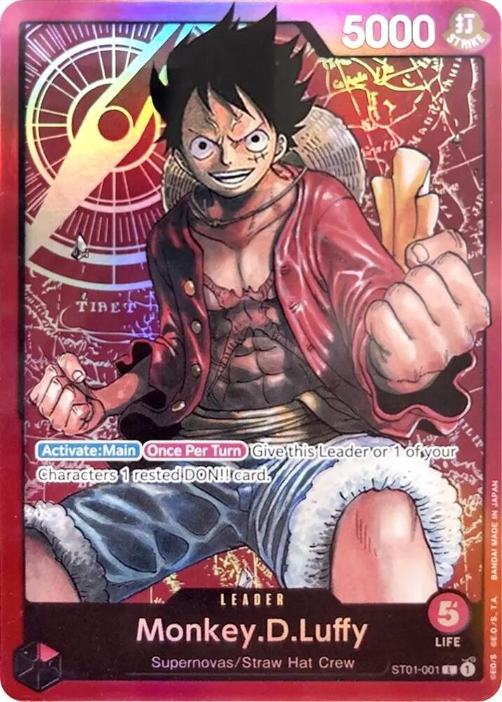 Monkey.D.Luffy (001) - Starter Deck 1: Straw Hat Crew (ST-01)