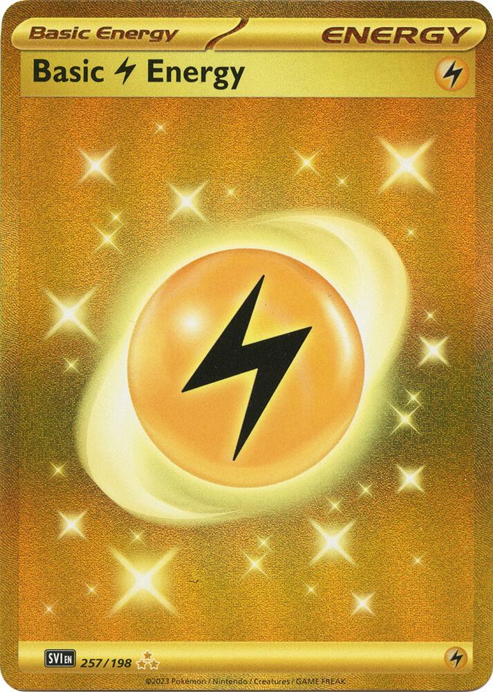 Basic Lightning Energy - 257/198 - SV01: Scarlet & Violet Base Set (SVI)