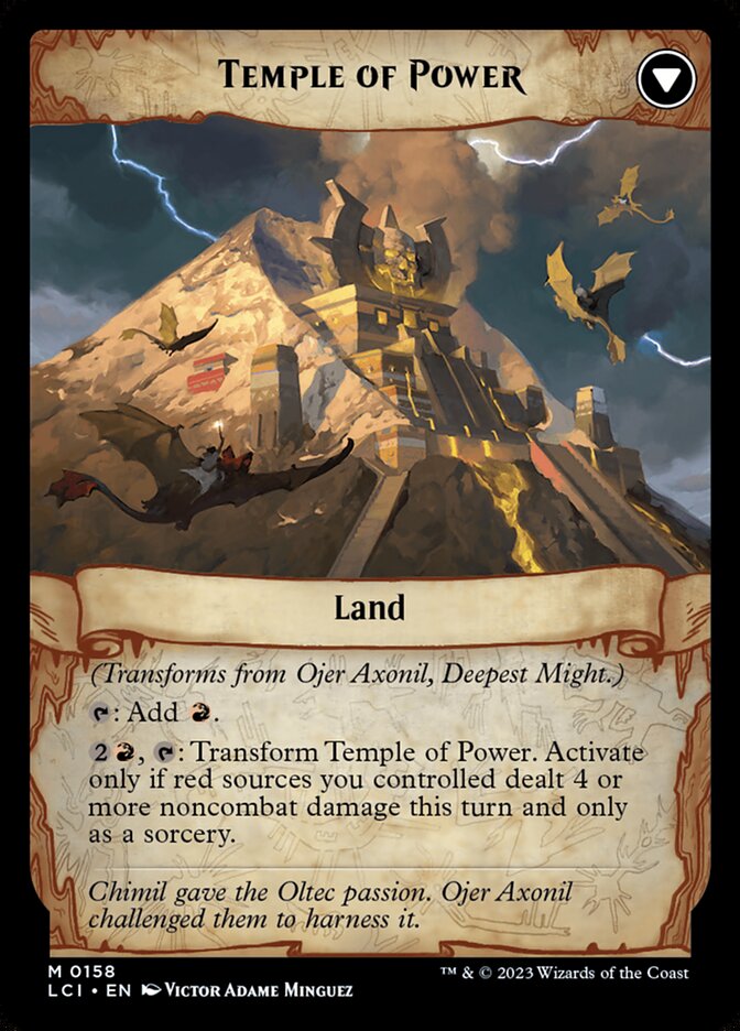 Ojer Axonil, Deepest Might (Back)