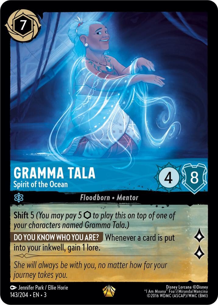 Gramma Tala - Spirit of the Ocean - Cold Foil - 143/204