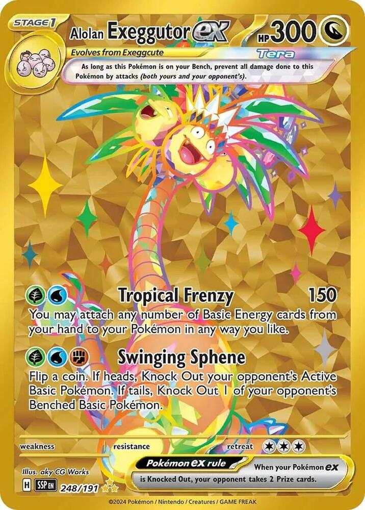Alolan Exeggutor ex - 248/191 - SV08: Surging Sparks (SSP)