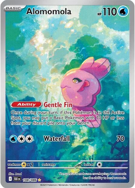 Alomomola - 108/086 - SV: Black Bolt (BLK)