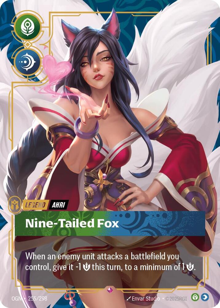 Ahri - Nine-Tailed Fox - Riftbound Organized Play Promotional Cards (OPP)