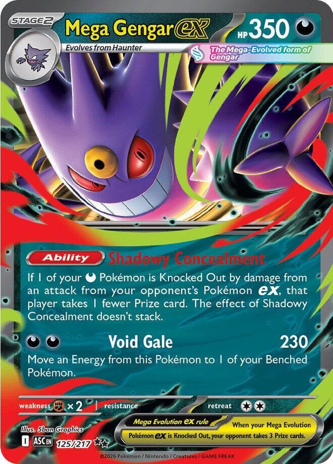 Mega Gengar ex - 125/217 - ME: Ascended Heroes (ASC)