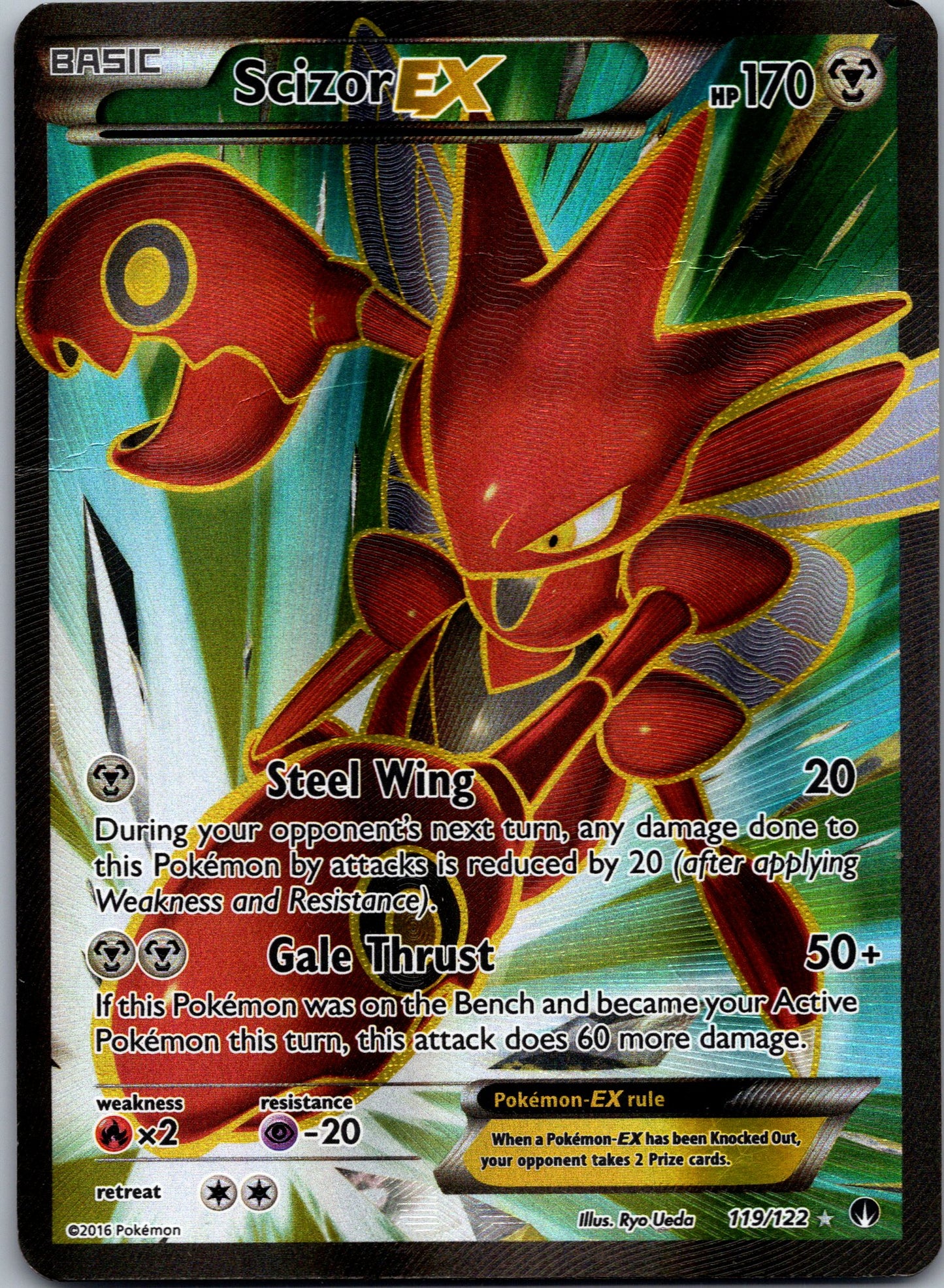 Scizor EX (Full Art) - 119/122