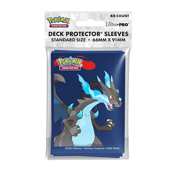 Deck Protectors: Pokemon- Mega Charizard X (65ct)