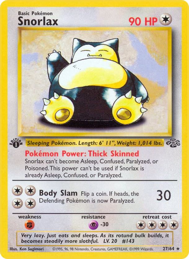 Snorlax (27) - Jungle (JU) [UNLIMITED] [MP]