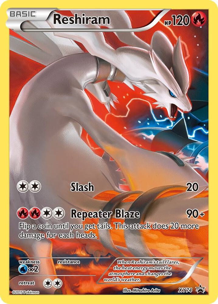 Reshiram (Full Art Promo) - XY Promos (PR) [LP]