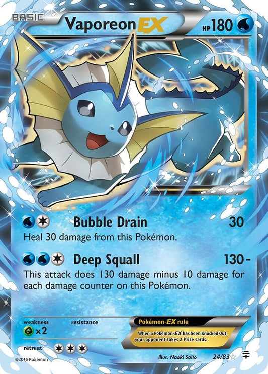 Vaporeon EX - 24/83