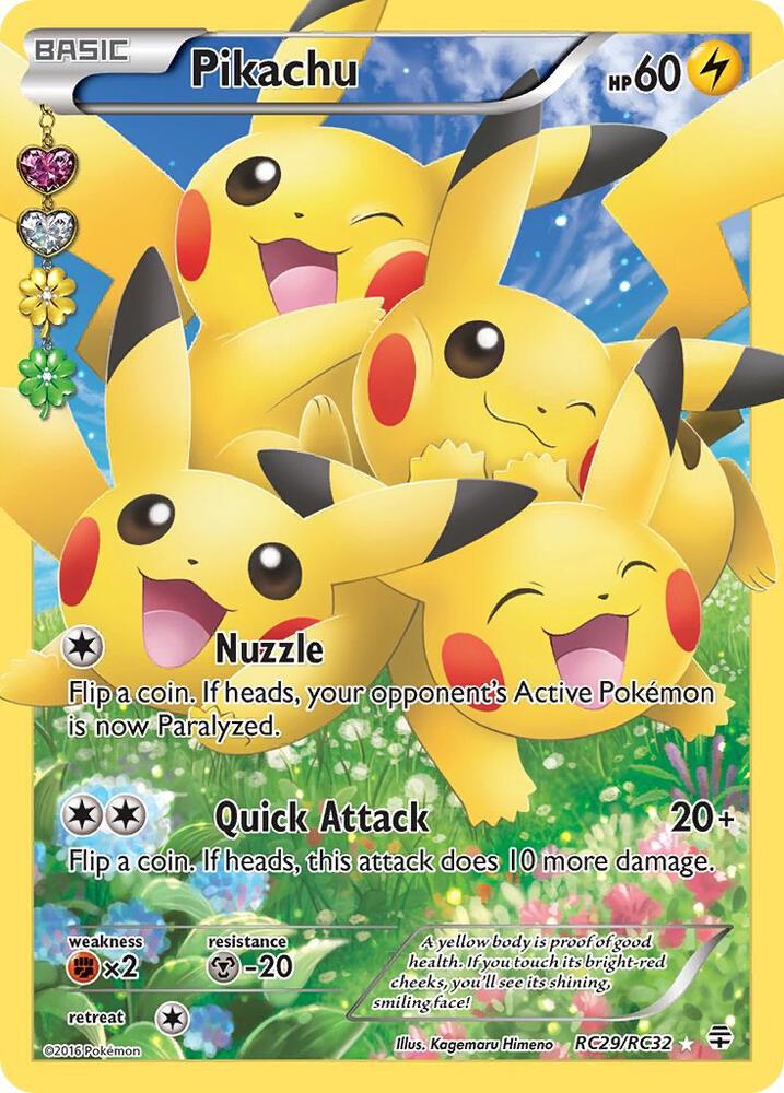 Pikachu (Full Art) - Generations: Radiant Collection (GEN) - RC29/RC32