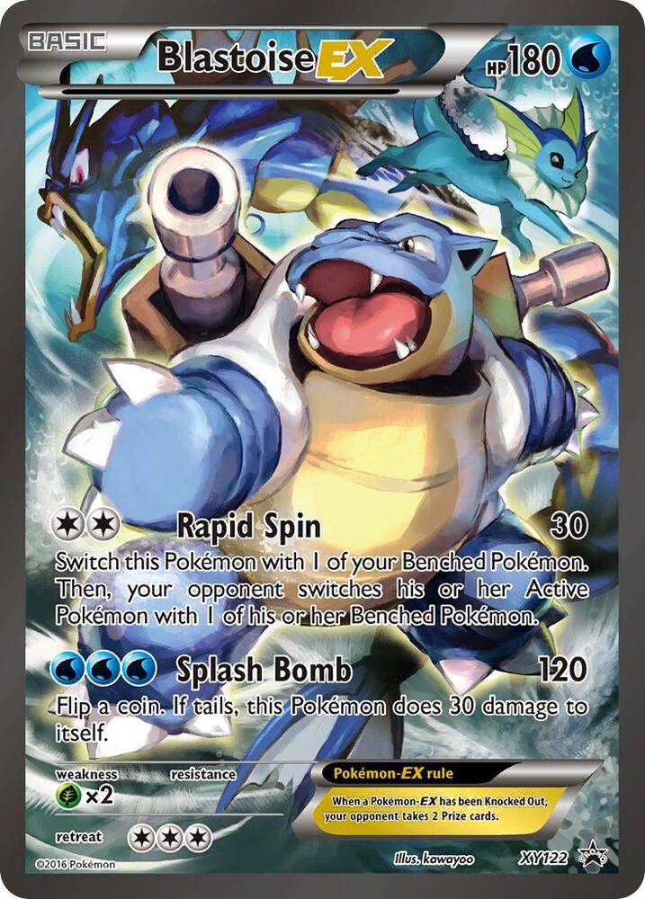 Blastoise EX - XY122 - XY Promos (PR) [DMG]