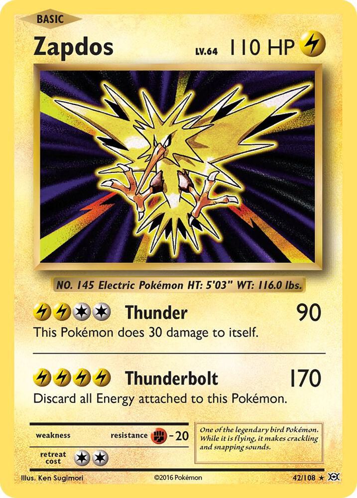 Zapdos - XY - Evolutions (EVO) [LP]