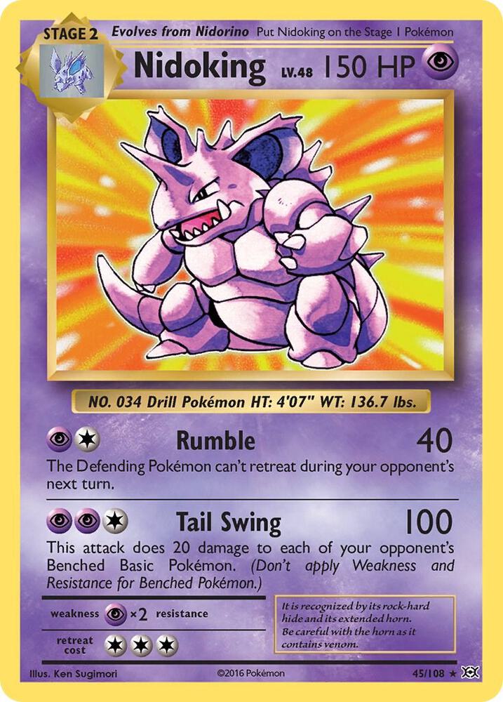 Nidoking - XY - Evolutions (EVO)
