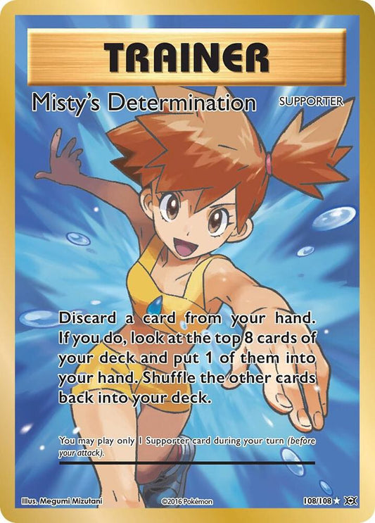Misty's Determination (Full Art) - XY - Evolutions (EVO) [MP]