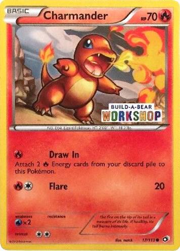 Charmander - 17/113 (Build-A-Bear Workshop Exclusive) - Miscellaneous Cards & Products (MCAP) [LP]