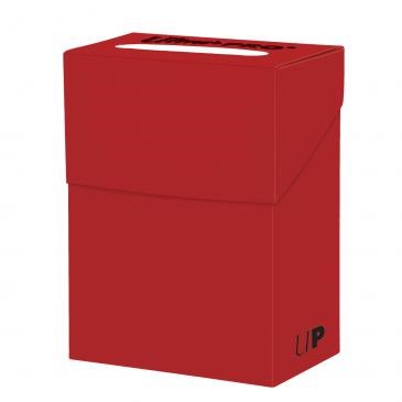 Solid Color Deck Box - Red (No Front Logo)