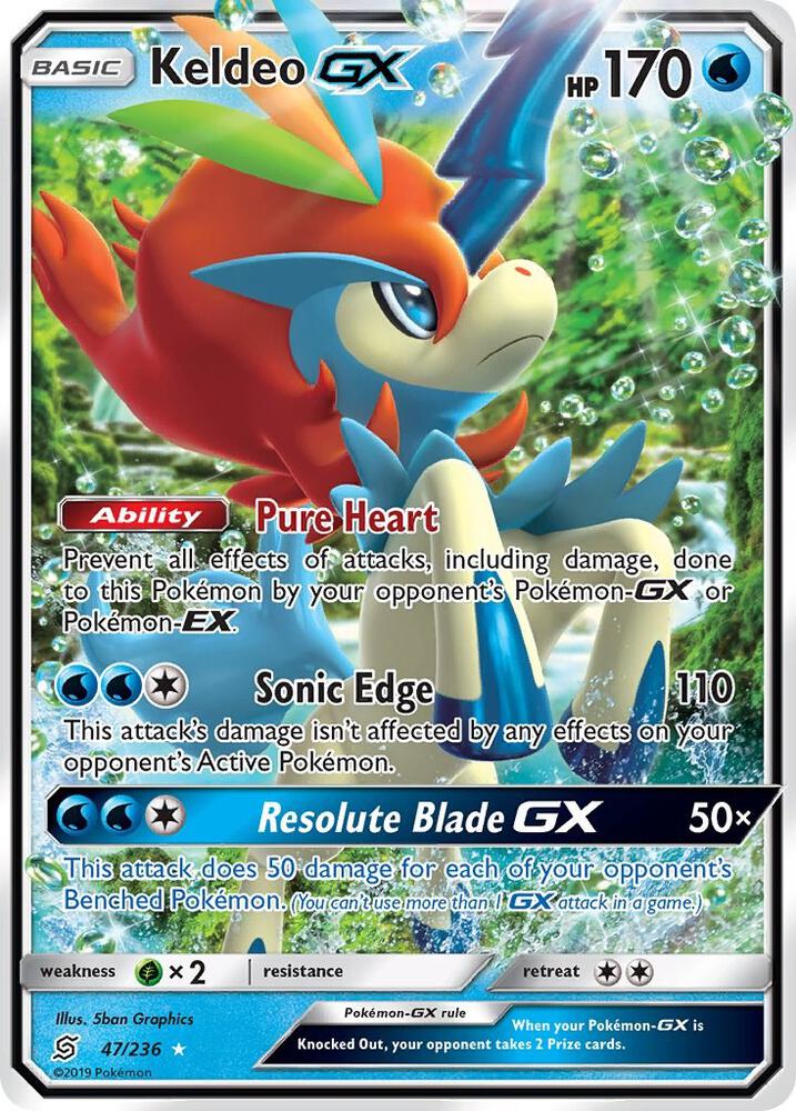 Keldeo GX - SM - Unified Minds (SM11)