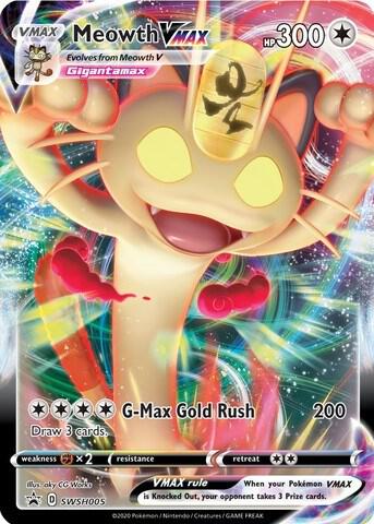 Meowth VMAX - SWSH005 - SWSH: Sword & Shield Promo Cards (SWSD)