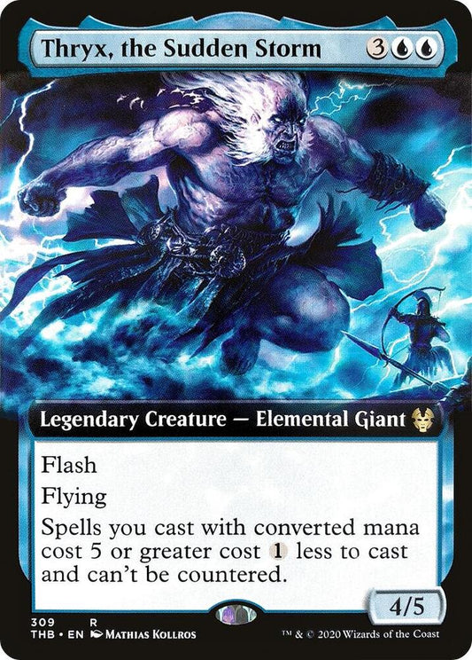 Thryx, the Sudden Storm (Extended Art) - Theros Beyond Death (THB) [Foil]