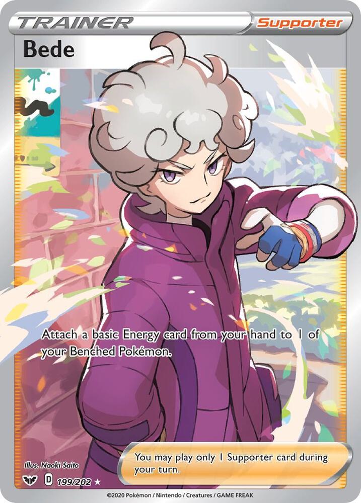 Bede (Full Art) - SWSH01: Sword & Shield Base Set (SWSH01)