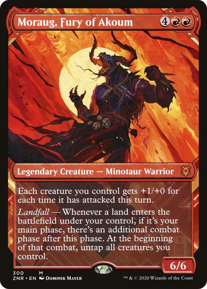 Moraug, Fury of Akoum (Showcase) - Zendikar Rising (ZNR)