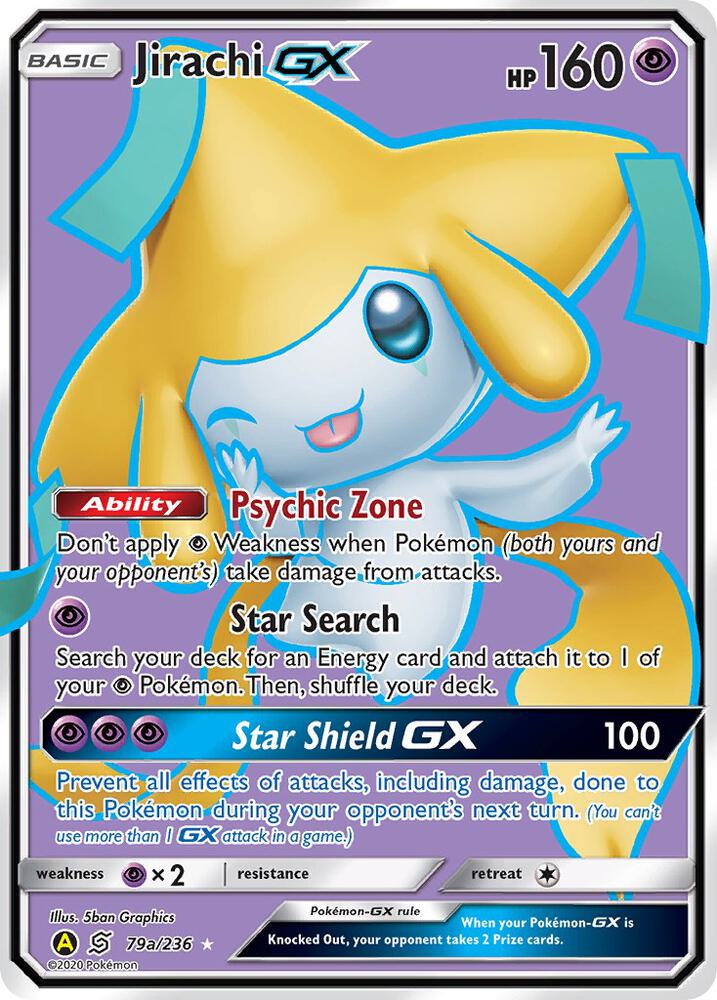 Jirachi GX - 79a/236 - Alternate Art Promos (PR) [DMG]