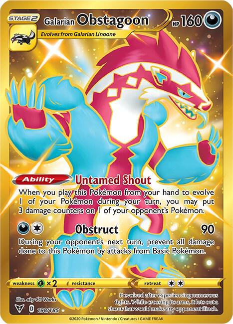 Galarian Obstagoon (Secret) - 198/185