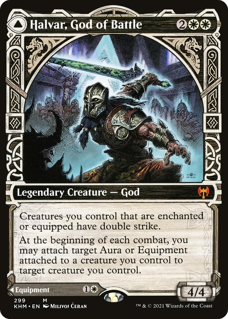 Halvar, God of Battle (Showcase) [KHM - 299]