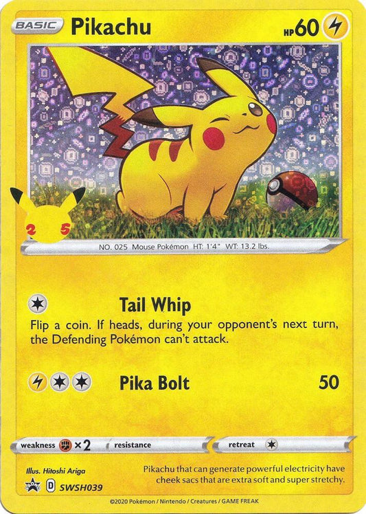 Pikachu - SWSH039 (General Mills) - Miscellaneous Cards & Products (MCAP)