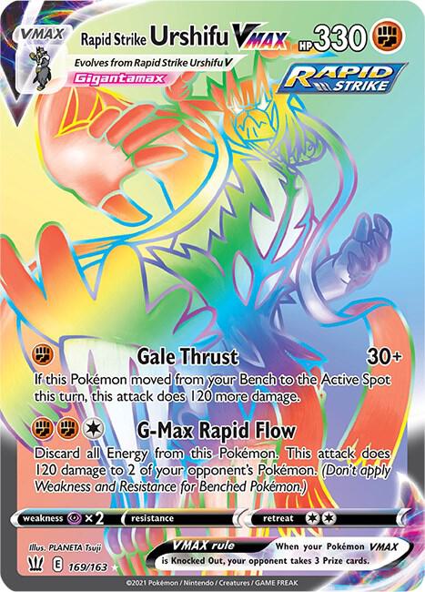 Rapid Strike Urshifu VMAX (Secret) - SWSH05: Battle Styles (SWSH05)