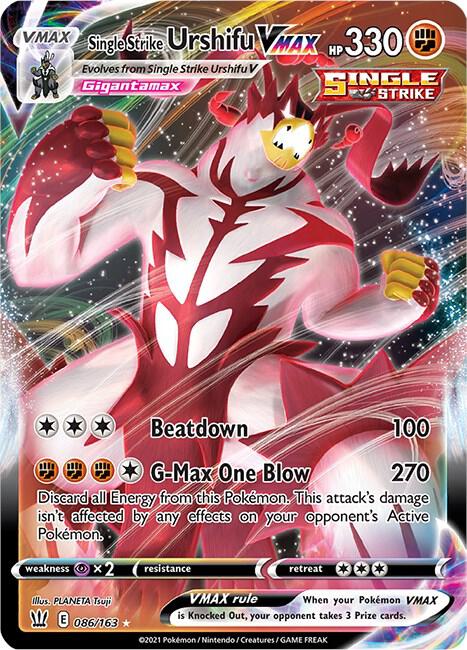 Single Strike Urshifu VMAX - SWSH05: Battle Styles (SWSH05)