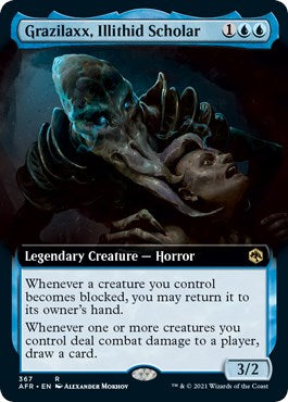Grazilaxx, Illithid Scholar (Extended Art) [AFR - 367]