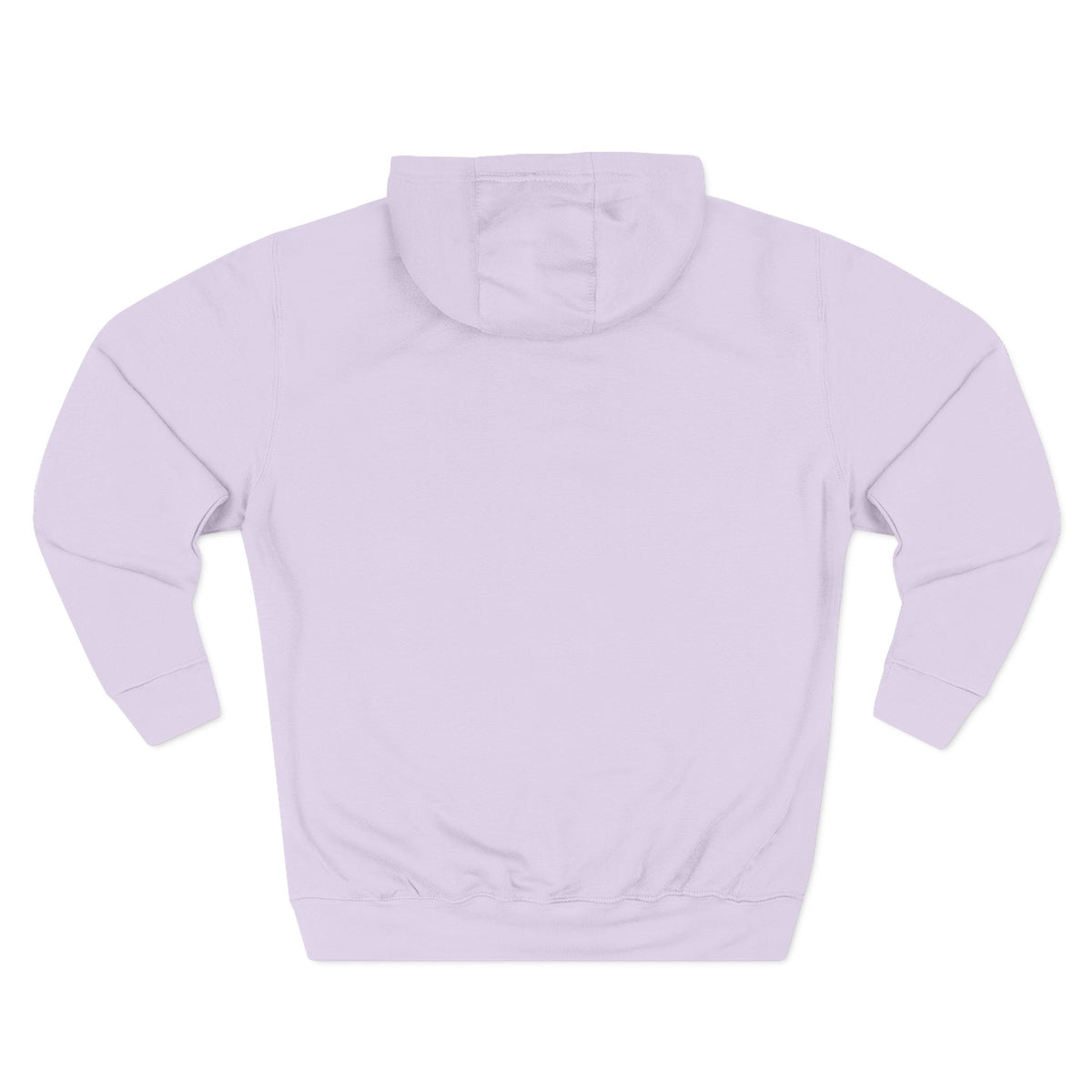 Three-Panel Fleece Hoodie In White | Retro Circle Logo