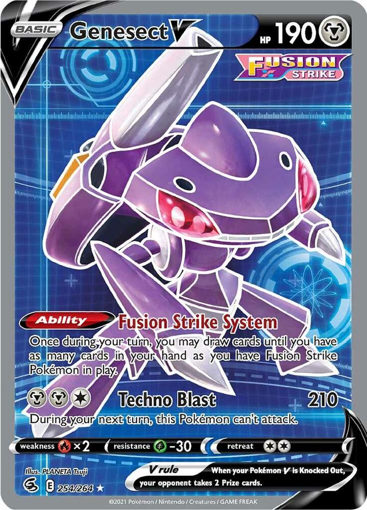 Genesect V (Full Art) - SWSH08: Fusion Strike (SWSH08)