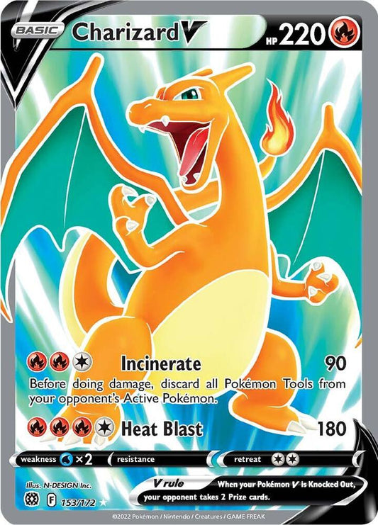 Charizard V (Full Art) - SWSH09: Brilliant Stars (SWSH09) [LP]