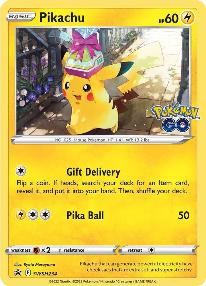 Pikachu - SWSH234 - SWSH: Sword & Shield Promo Cards (SWSD)