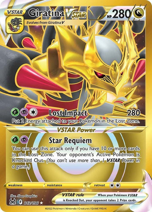 Giratina VSTAR (Secret) - 212/196