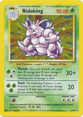 Nidoking - Base Set (BS) [LP]