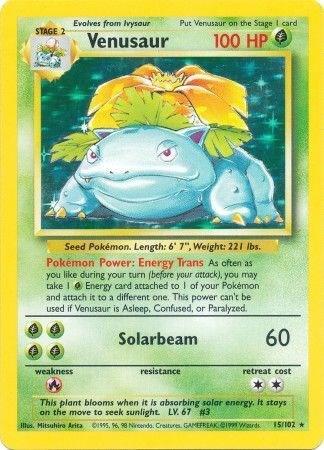 Venusaur - Base Set (BS) [Unlimited] [LP]