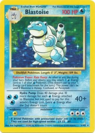 Blastoise - Base Set (BS) [MP]