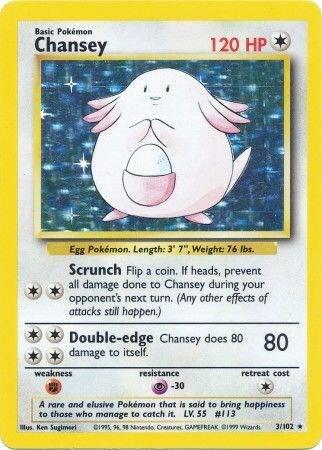Chansey - Base Set (BS) [MP]