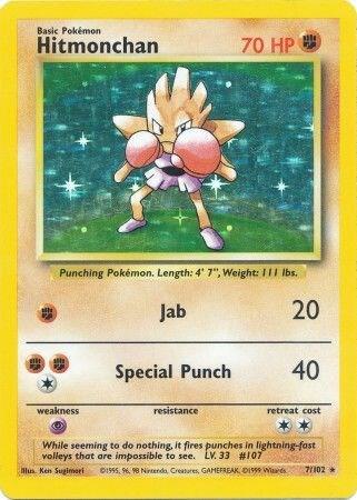 Hitmonchan - Base Set (BS) [MP]