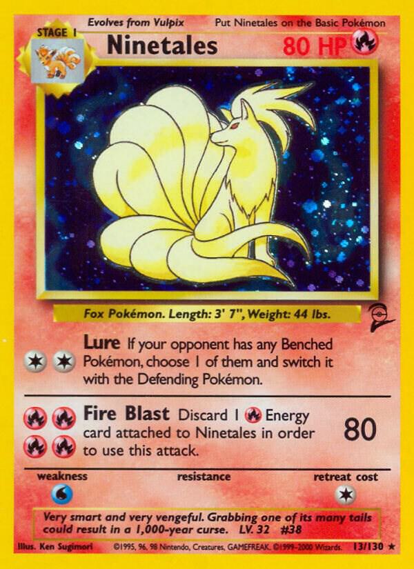 Ninetales - Base Set 2 (BS2) [HOLOFOIL] [MP]