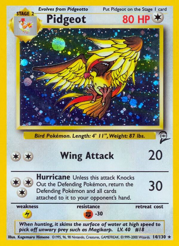 Pidgeot - Base Set 2 (BS2) [MP]