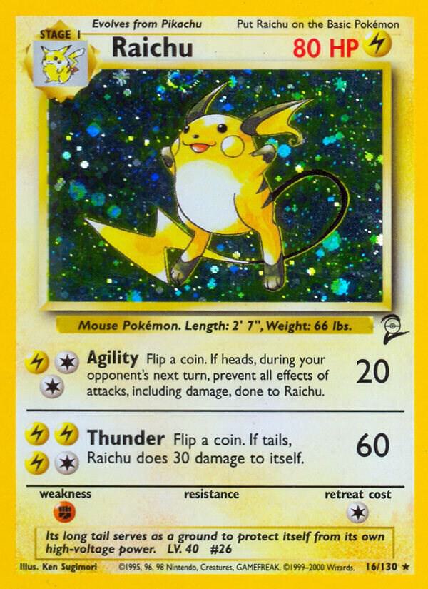Raichu - Base Set 2 (BS2) [LP]