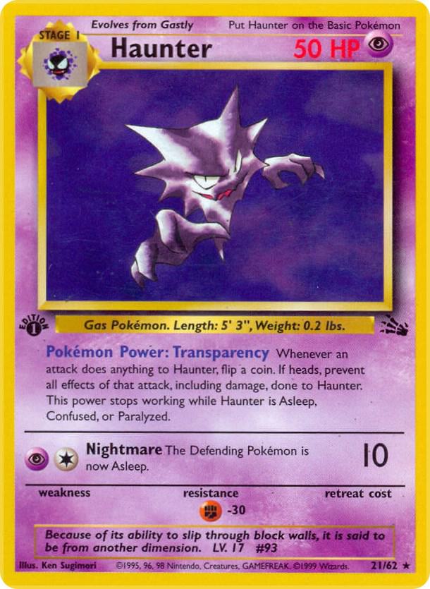 Haunter (21) - Fossil (FO) [Unlimited] [MP]