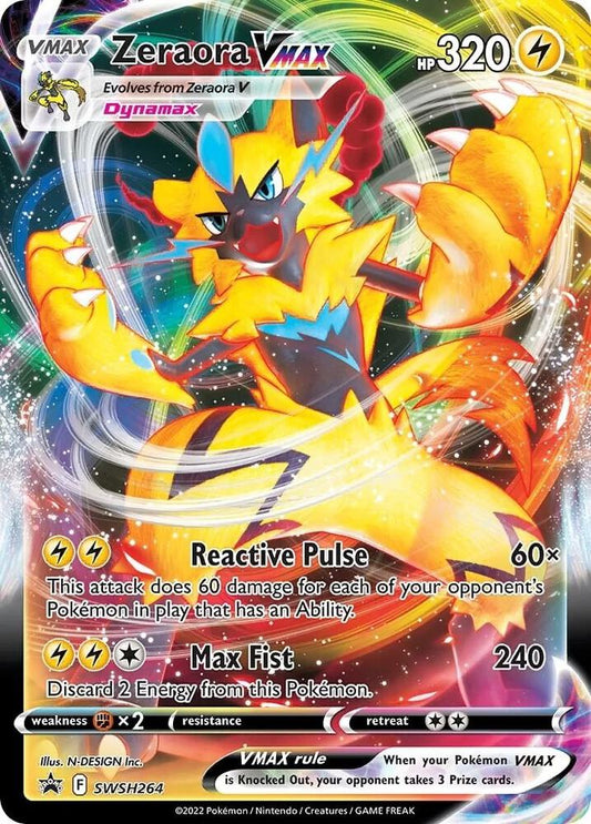 Zeraora VMAX - SWSH264 - SWSH: Sword & Shield Promo Cards (SWSD) [MP]