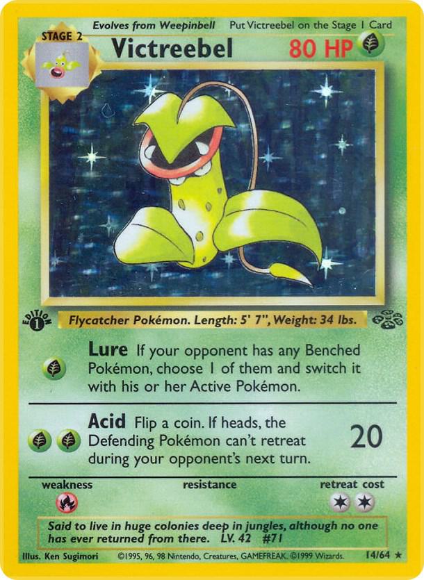 Victreebel (14) - Jungle (JU) [UNLIMITED HOLOFOIL] [MP]