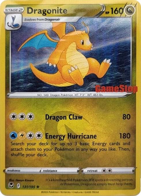 Dragonite - 131/195 (Gamestop Exclusive) - Miscellaneous Cards & Products (MCAP)